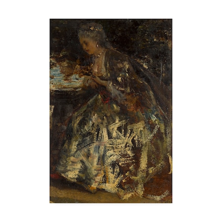 Jacob Maris 'The Little Marquise' Canvas Art,16x24